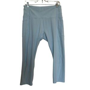 Lorna James Legging‎ Womens Size XL Blue Cropped Pockets